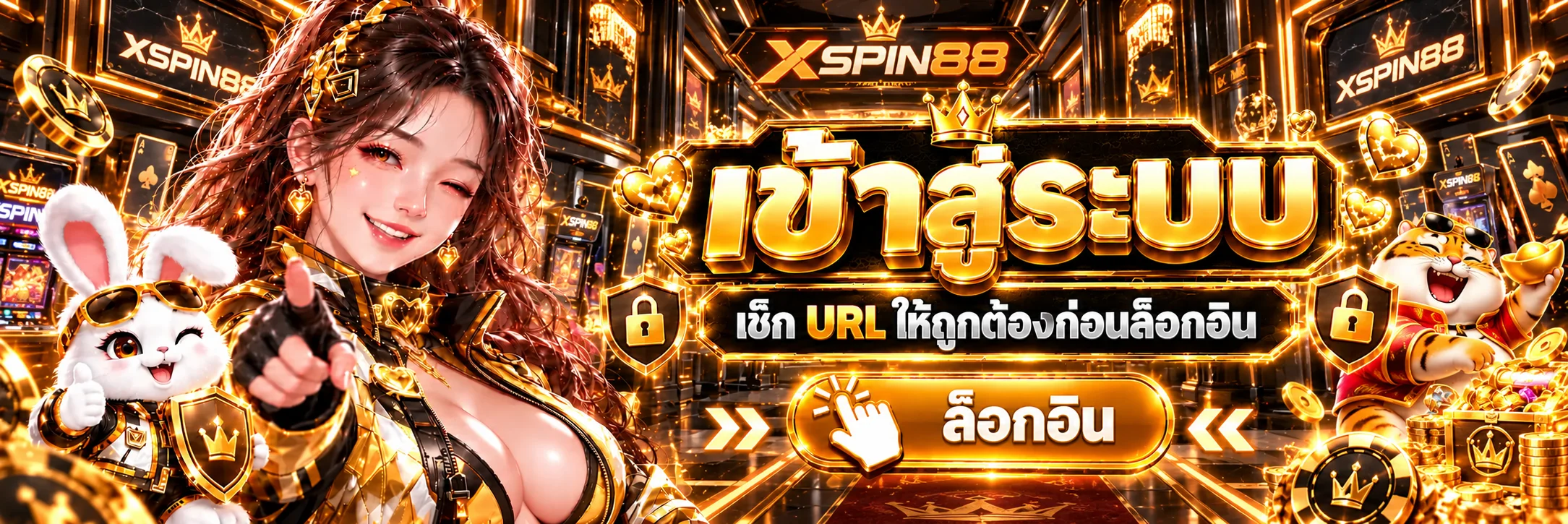 แบนเนอร์เข้าสู่ระบบ XSPIN88 ผ่านเว็บไซต์หลัก